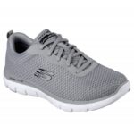 Skechers Men's Flex Advantage 2.0 Shoes - حذاء سكيتشرز فليكس ادفانتج 2.0 للرجال لون رمادي وأبيض