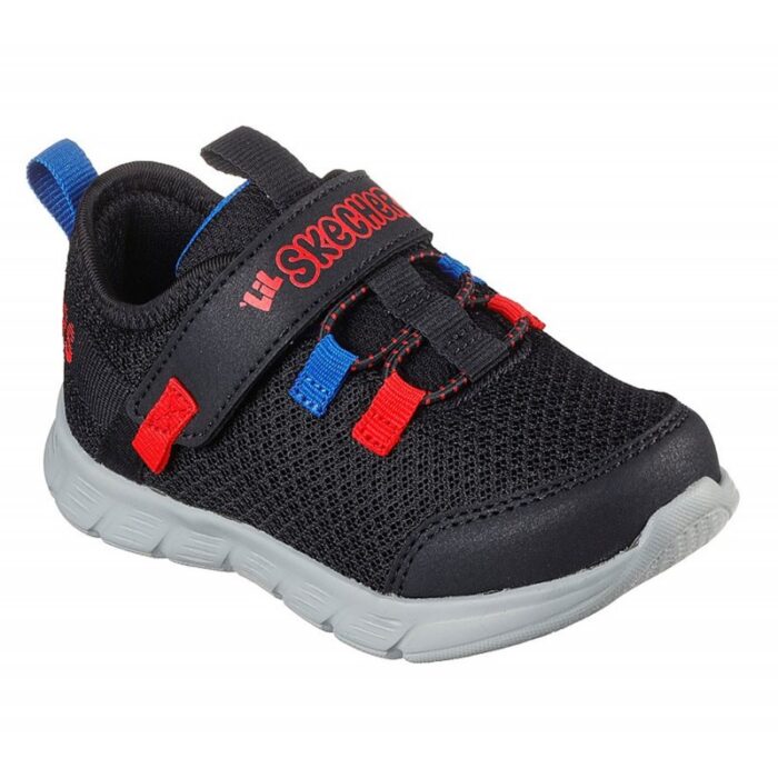 ⁦Skechers Infants' Comfy Flex - Ruzo Shoes - حذاء سكيتشرز حذاء كومفي فليكس لون أسود⁩ - الصورة ⁦2⁩