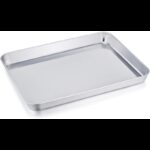 صينية المنيوم مستطيل قياس60×40 سم لون فضي