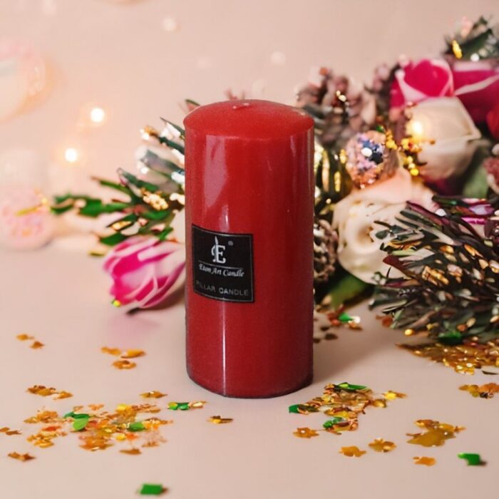 ⁦شمع احمر برميل حجم كبير⁩ - الصورة ⁦2⁩