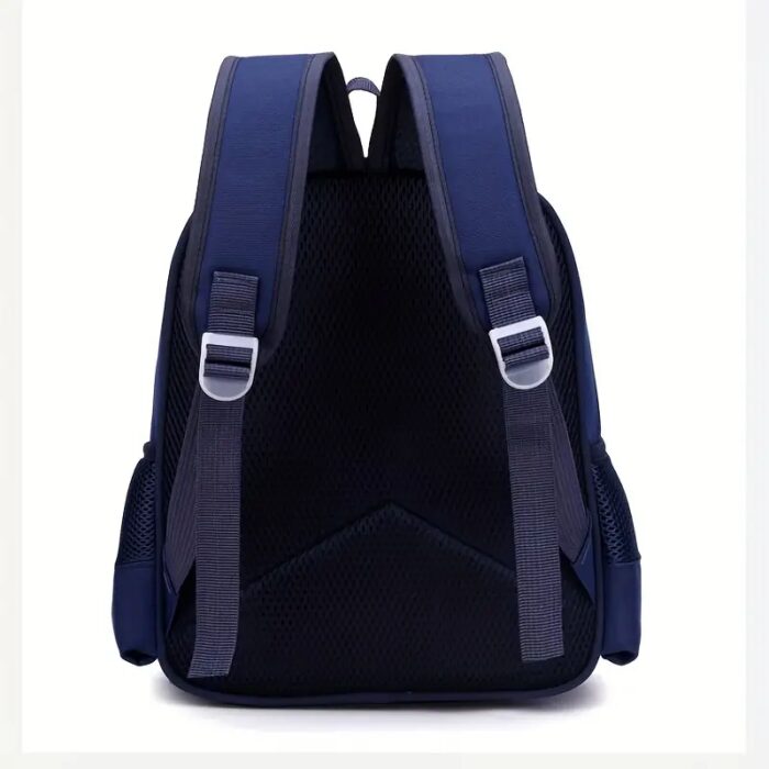 ⁦Children's backpack Kindergarten  - شنطة روضة صغير حجم 12 انش لون كحلي وتركواز⁩ - الصورة ⁦6⁩