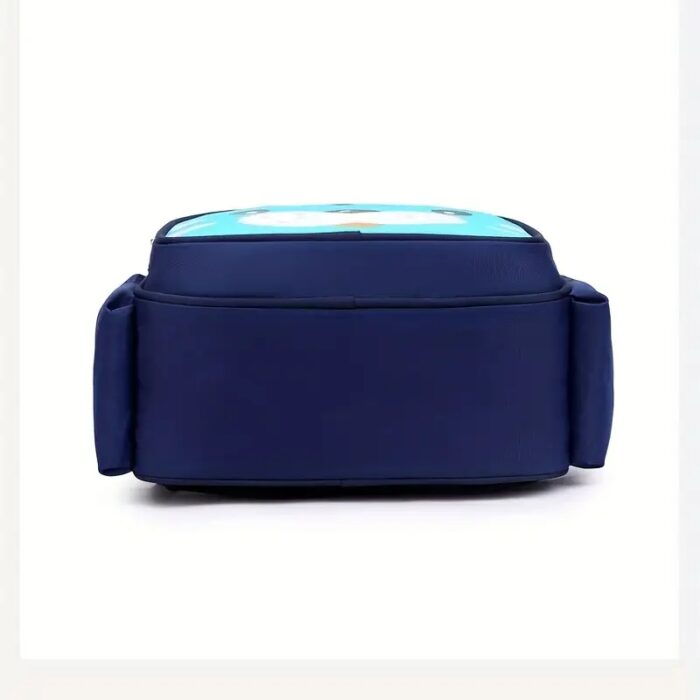 ⁦Children's backpack Kindergarten  - شنطة روضة صغير حجم 12 انش لون كحلي وتركواز⁩ - الصورة ⁦7⁩