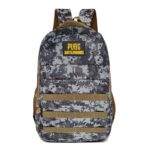 PUBG Tactical Backpack - شنطة وحقيبة ظهر لعبة بابجي متعددة الاستخدام للأعمال وللمدارس لون زيتي ورمادي مموه