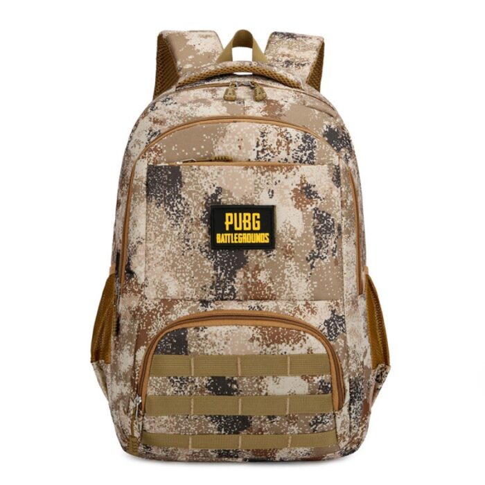 10322964_67db7b2e72aba PUBG Tactical Backpack - شنطة وحقيبة ظهر لعبة بابجي متعددة الاستخدام للأعمال وللمدارس لون صحراوي مموه - الصورة 1