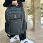 ⁦شنطة مدرسة 16 انش لون رمادي⁩ - الصورة ⁦4⁩