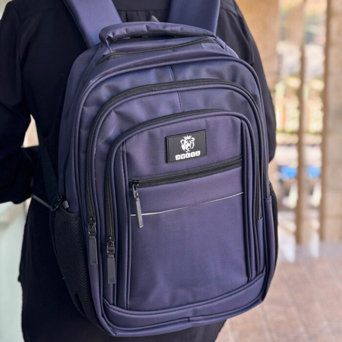 ⁦شنطة مدرسة 16 انش لون كحلي⁩ - الصورة ⁦2⁩