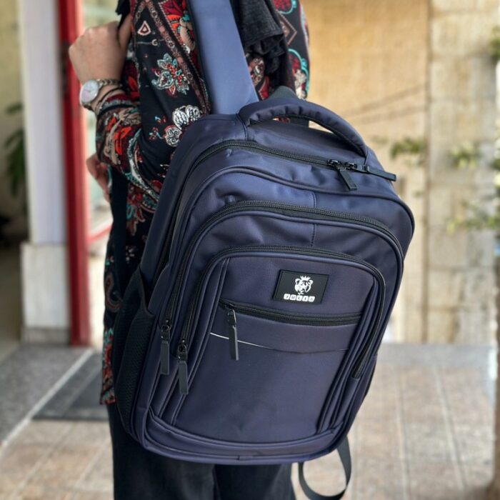 ⁦شنطة مدرسة 16 انش لون كحلي⁩ - الصورة ⁦6⁩