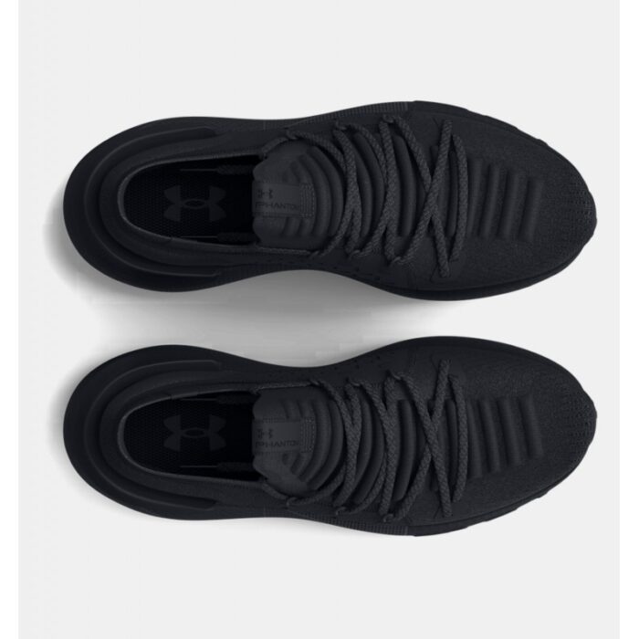 ⁦Under Armour Men's HOVR™ Phantom 3 Running Shoes - حذاء أندر آرمر هوفر فانتوم 3 رانينج للرجال لون أسود⁩ - الصورة ⁦3⁩