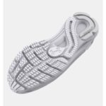 ⁦Under Armour Men's HOVR Sonic 6 Running Shoes - حذاء أندر آرمر هوفر ستونيك 6 رانينج للرجال لون أبيض وفضي⁩ - الصورة ⁦3⁩
