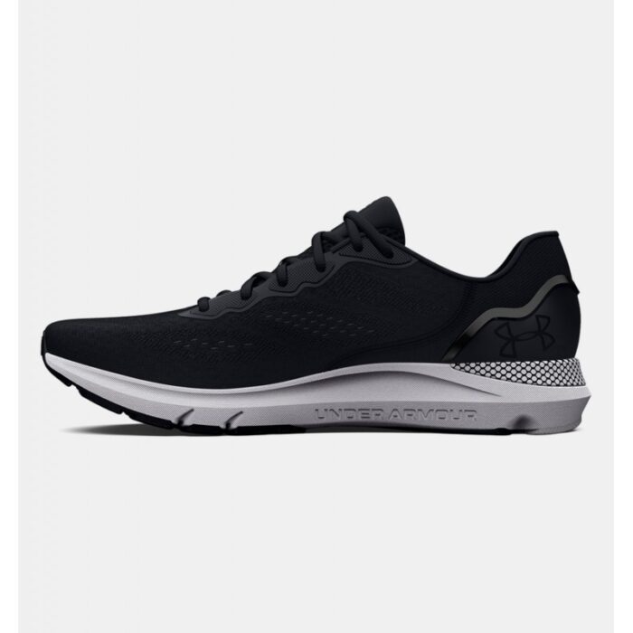 ⁦Under Armour Women's HOVR™ Sonic 6 Running Shoes - حذاء أندر آرمر هوفر ستونيك 6 رانينج للنساء لون أسود وأبيض⁩ - الصورة ⁦2⁩