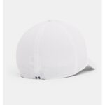 ⁦Under Armour Men's UA Iso-Chill ArmourVent Stretch Cap- طاقية وقبعة أندر آرمر ايسو-تشيل ارمر فنت سترتش للرجال لون أبيض⁩ - الصورة ⁦2⁩