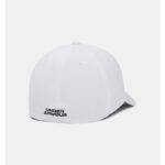 ⁦Under Armour Men's Blitzing Cap - طاقية وقبعة أندر آرمر بليتزينج للرجال لون أبيض⁩ - الصورة ⁦2⁩