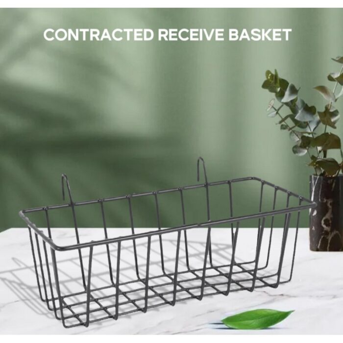 ⁦سلة معدن اسود تعليق⁩ - الصورة ⁦5⁩