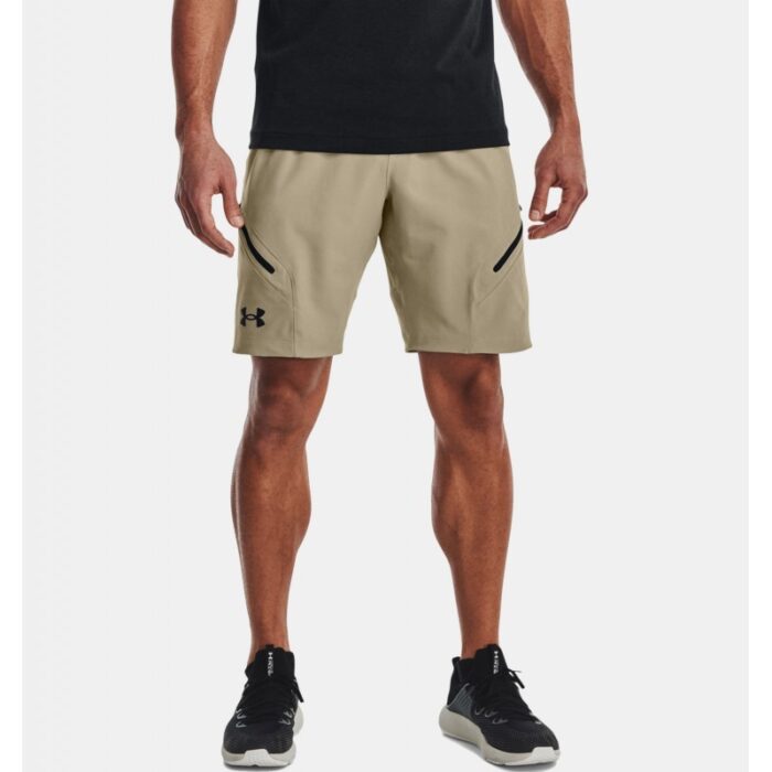 10323406_67db7c6c3b0fd Under Armour Men's Unstoppable Cargo Shorts - شورت أندر آرمر انستوببال كارجو للرجال لون بيج - الصورة 1