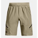 ⁦Under Armour Men's Unstoppable Cargo Shorts - شورت أندر آرمر انستوببال كارجو للرجال لون بيج⁩ - الصورة ⁦5⁩