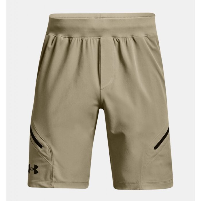 ⁦Under Armour Men's Unstoppable Cargo Shorts - شورت أندر آرمر انستوببال كارجو للرجال لون بيج⁩ - الصورة ⁦5⁩