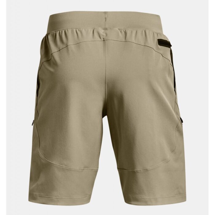 ⁦Under Armour Men's Unstoppable Cargo Shorts - شورت أندر آرمر انستوببال كارجو للرجال لون بيج⁩ - الصورة ⁦6⁩