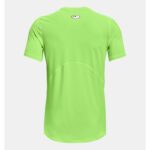 ⁦Under Armour Men's HeatGear Fitted Short Sleeve T-Shirt - تيشيرت أندر آرمر هيت-جير ارمر فيتد بأكمام قصيرة للرجال لون أخضر⁩ - الصورة ⁦6⁩