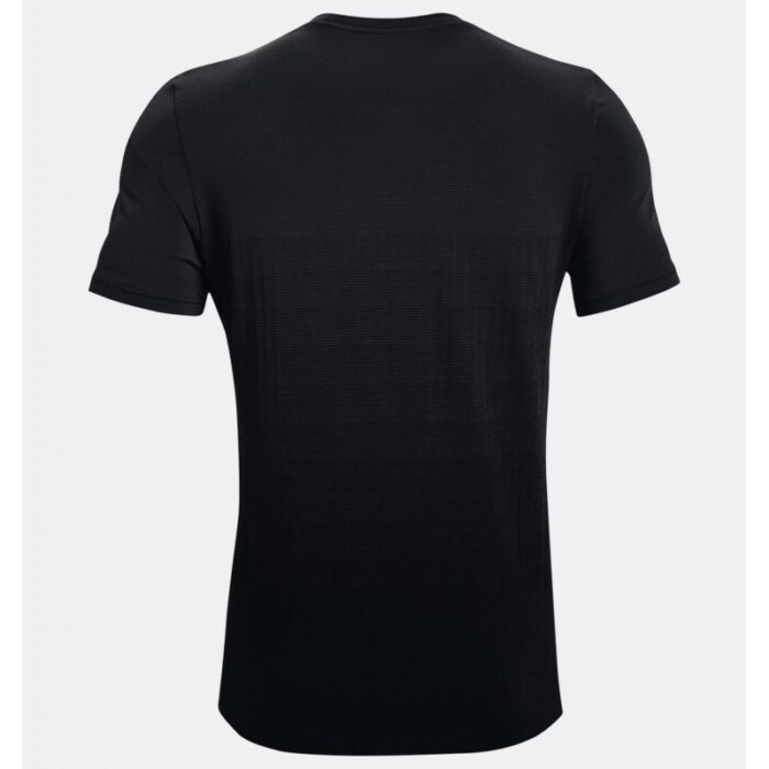 ⁦Under Armour Men's Seamless Lux Short Sleeve T-Shirt - تيشيرت أندر آرمر سيملس لوكس بأكمام قصيرة للرجال لون أسود⁩ - الصورة ⁦6⁩