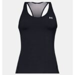 ⁦Under Armour Women's HeatGear Armour Racer Tank - تيشيرت تانك أندر آرمر هيت جير ارمر ريسر للنساء لون أسود⁩ - الصورة ⁦5⁩