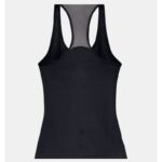 ⁦Under Armour Women's HeatGear Armour Racer Tank - تيشيرت تانك أندر آرمر هيت جير ارمر ريسر للنساء لون أسود⁩ - الصورة ⁦6⁩
