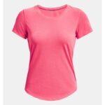 ⁦Under Armour Women's Streaker Run Short Sleeve T-Shirts- تيشيرت أندر آرمر ستريكر رَن بأكمام قصيرة للنساء لون زهري⁩ - الصورة ⁦5⁩