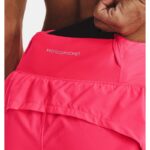⁦Under Armour Women's Run Stamina 2-in-1 Shorts- شورت أندر آرمر ران ستامينا 2-ان-1 للنساء لون وردي⁩ - الصورة ⁦6⁩