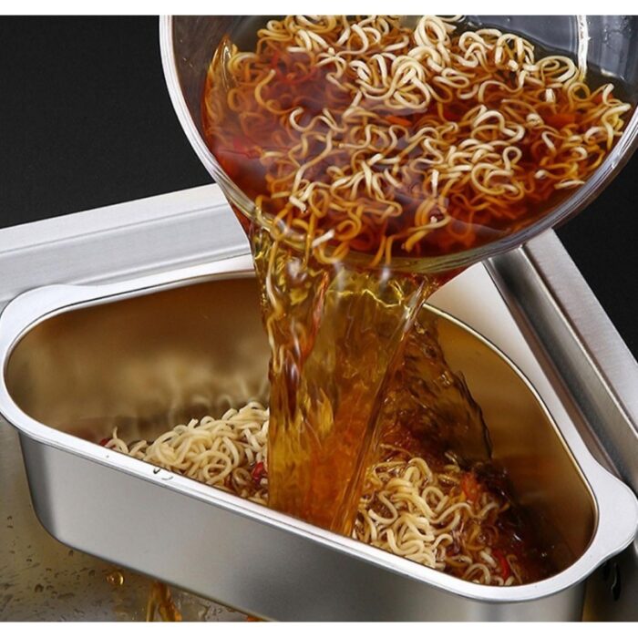 10323635_67db7d4bf3782 زاوية مجلى ستانلس مع علاقتين ولاصق - الصورة 1