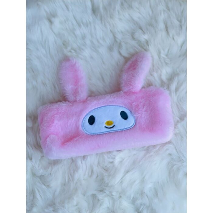 ⁦مقلمة اطفال فرو لون زهري⁩ - الصورة ⁦3⁩