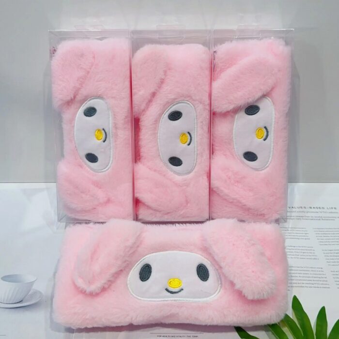 ⁦مقلمة اطفال فرو لون زهري⁩ - الصورة ⁦4⁩