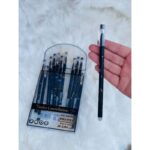 ⁦اقلام حبر اسود خط رفيع درزينة 12 قلم⁩ - الصورة ⁦2⁩