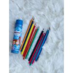 ⁦الوان خشب اسطوانة لون ازرق 12 لون⁩ - الصورة ⁦4⁩