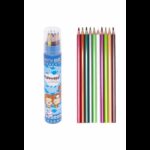 ⁦الوان خشب اسطوانة لون ازرق 12 لون⁩ - الصورة ⁦5⁩