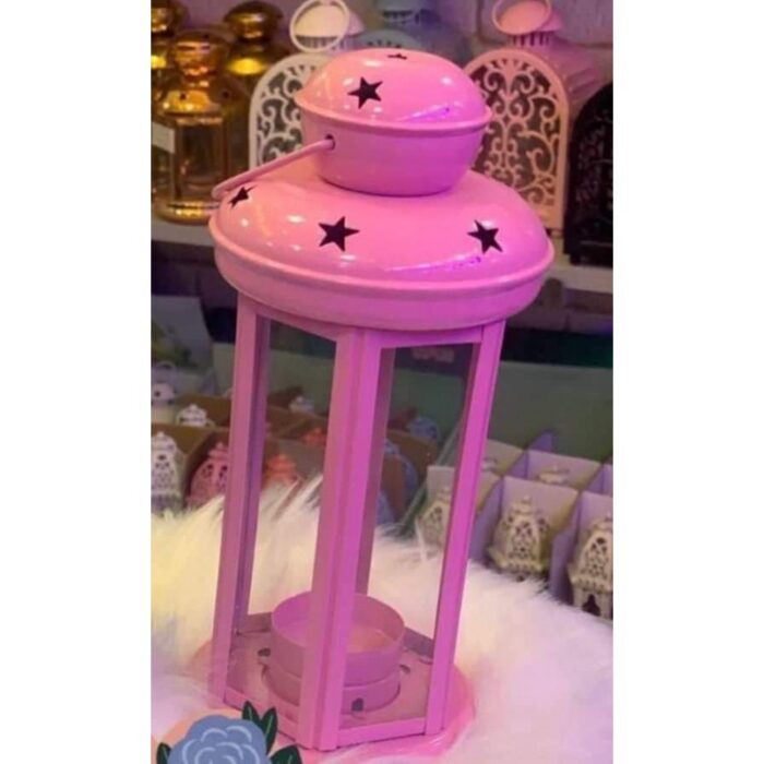 10323787_67db7df26f827 فانوس معدن كبير زهري - الصورة 1