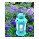 ⁦فانوس معدن كبير زهري⁩ - الصورة ⁦4⁩