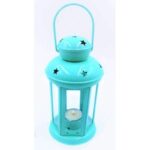 فانوس معدن كبيرازرق