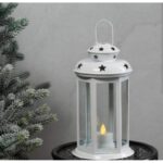 ⁦فانوس معدن كبير احمر⁩ - الصورة ⁦4⁩