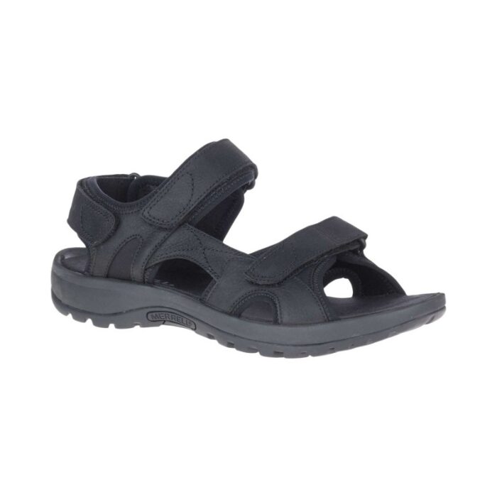 ⁦Merrell Men's Sandspur 2 Convert Sandals - BLACK - حذاء ميريل ساندبر 2 كونفرت للرجال لون أسود⁩ - الصورة ⁦2⁩