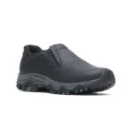 ⁦Merrell Men's Moab Adventure 3 Moc - BLACK - حذاء ميريل مواب ادفنتشر 3 موك للرجال لون أسود⁩ - الصورة ⁦2⁩
