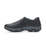 ⁦Merrell Men's Moab Adventure 3 Moc - BLACK - حذاء ميريل مواب ادفنتشر 3 موك للرجال لون أسود⁩ - الصورة ⁦3⁩