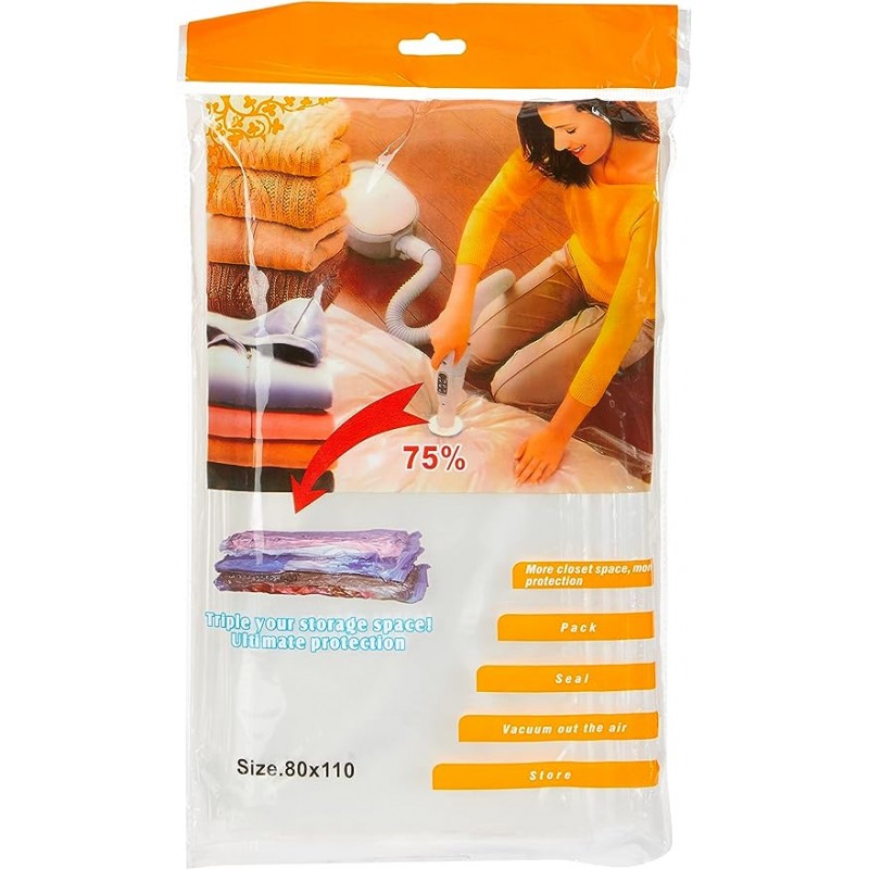 ⁦كيس فاكوم بلاستيك لتخزين الملابس⁩ - الصورة ⁦1⁩