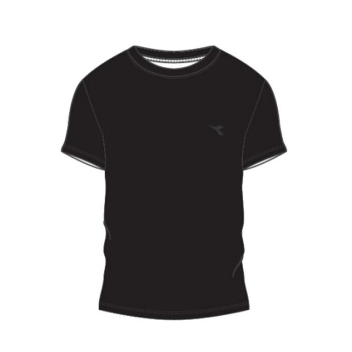 تيشيرت ديادورا سي تي آن نص كم للرجال لون أسود - Diadora Men's CTN T-Shirts
