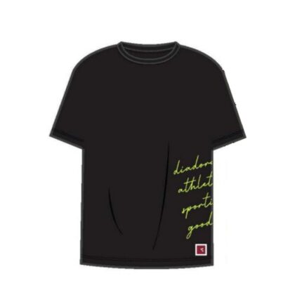 تيشيرت ديادورا سي تي آن نص كم للرجال لون أسود - Diadora Men's CTN T-Shirts