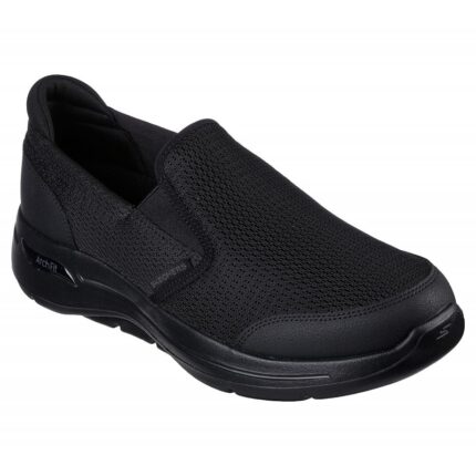 حذاء سكيتشرز جو ووك ارتش فيت-روبست كمفورت للرجال لون أسود - Skechers Men's GOwalk Arch Fit - Robust Comfort Shoes