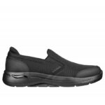 ⁦حذاء سكيتشرز جو ووك ارتش فيت-روبست كمفورت للرجال لون أسود - Skechers Men's GOwalk Arch Fit - Robust Comfort Shoes⁩ - الصورة ⁦2⁩