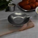 جاط بورسلان عميق اسود مع حفة للشوربة