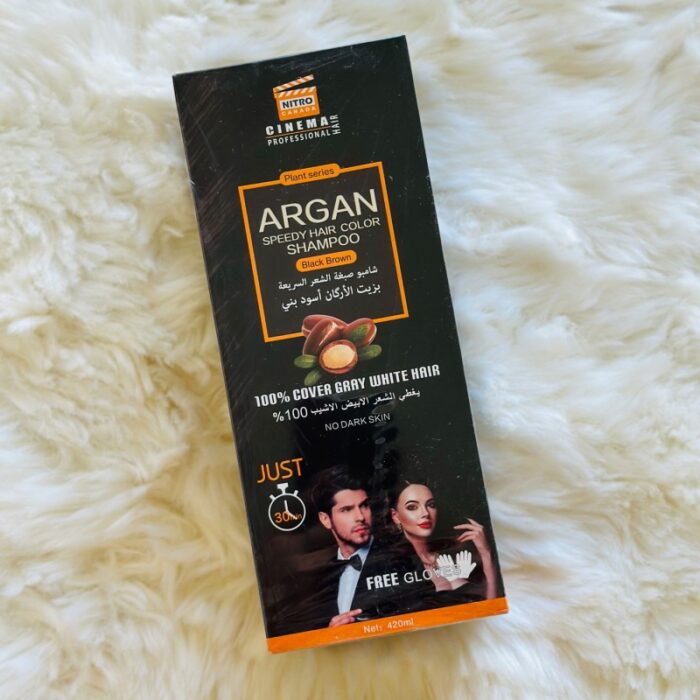 10324230_67db7fa4c8c71 شامبو صبغة الشعر السريعة بزيت الأركان أسود بني - ARGAN SPEEDY HAIR COLOR SHAMPOO - الصورة 1