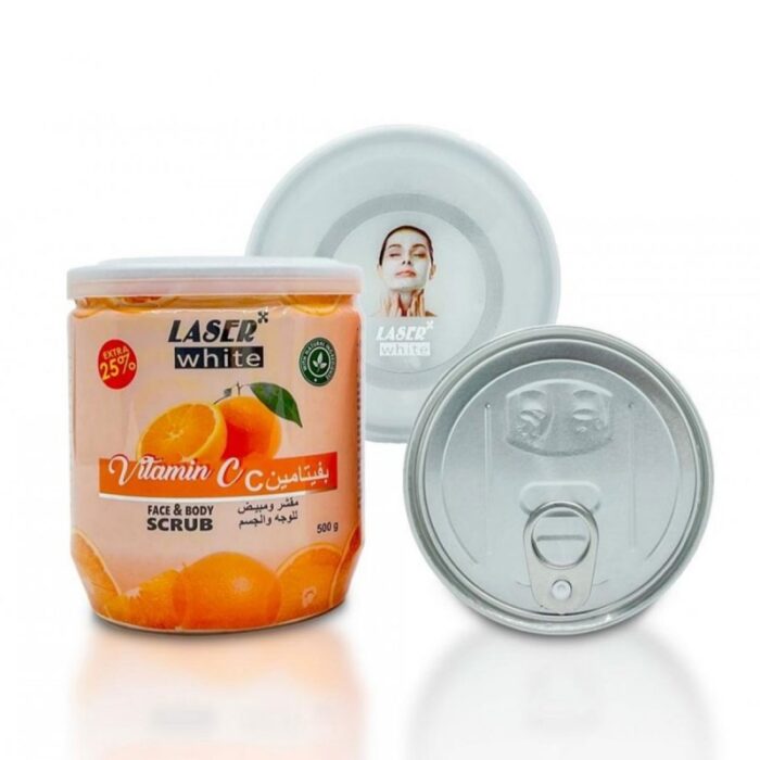 10324298_67db7fdde8455 مقشر ومبيض للوجه والجسم بفيتامين سي حجم 500 غم - Face & Body Scrub with Vitamin C by Laser White - الصورة 1