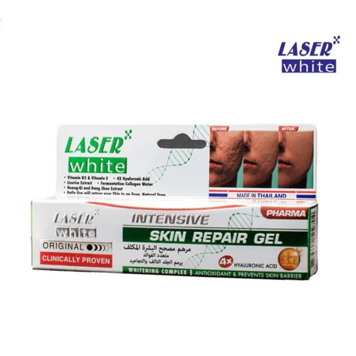 10324305_67db7fe08c1de مرهم مزيل الشامات الداكنة والفالول حجم 30 غم - Intensive Skin Repair Gel by Laser White - الصورة 1