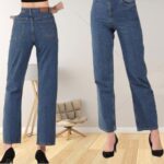 بنطلون جينز للنساء ازرق غامق